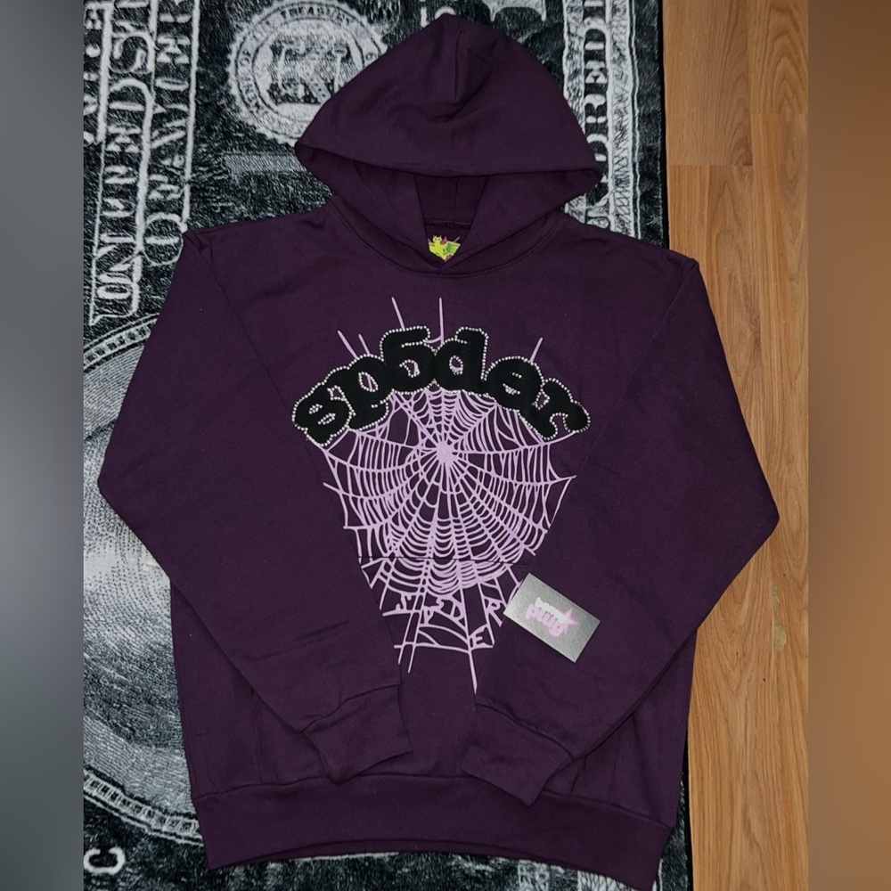 Grape Sp5der Web Hoodie